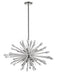 Chandelier Z-Lite 4002-8B Chrome Soleia 8 Light Chandelier Z-Lite