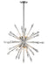 Chandelier Z-Lite 4002-8 Chrome Soleia 8 Light Chandelier Z-Lite