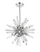 Chandelier Z-Lite 4003-6CH Chrome Burst 6 Light Chandelier Z-Lite