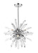 Chandelier Z-Lite 4003-6CH Chrome Burst 6 Light Chandelier Z-Lite