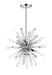 Chandelier Z-Lite 4003-6CH Chrome Burst 6 Light Chandelier Z-Lite
