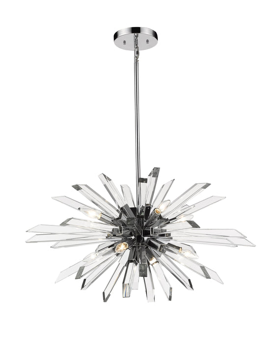 Chandelier Z-Lite 4003-8L-CH Chrome Burst 8 Light Chandelier Z-Lite