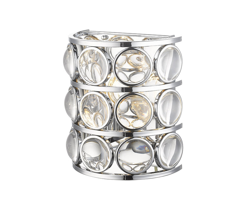 Wall Sconce Z-Lite 4004-2S-CH Chrome Eternity 2 Light Wall Sconce Z-Lite