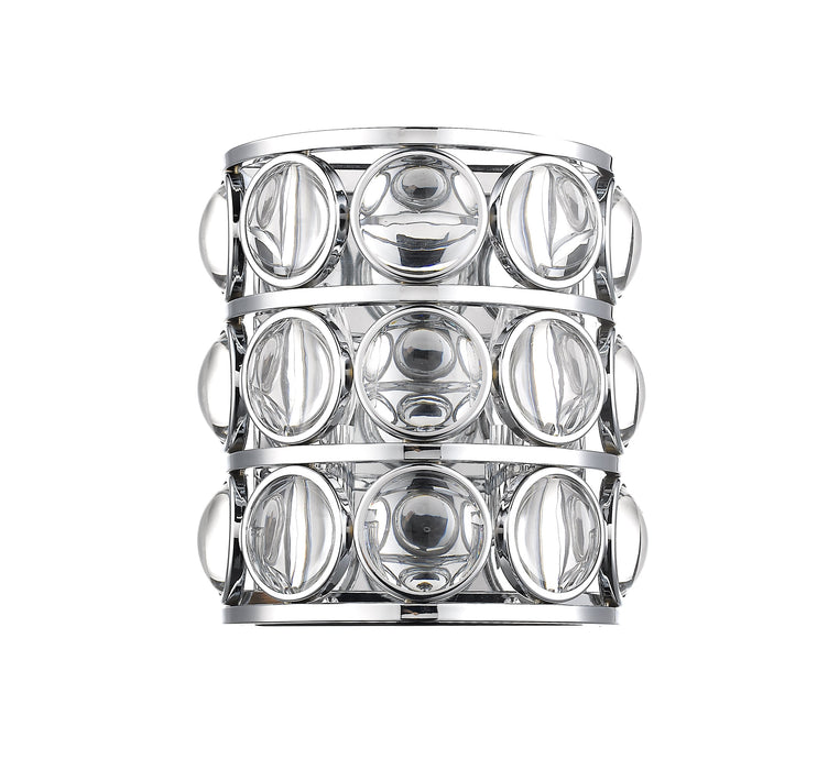 Wall Sconce Z-Lite 4004-2S-CH Chrome Eternity 2 Light Wall Sconce Z-Lite