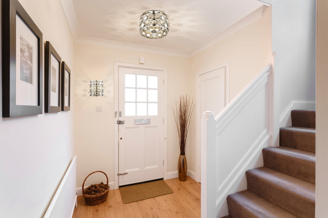 Wall Sconce Z-Lite 4004-2S-CH Chrome Eternity 2 Light Wall Sconce Z-Lite