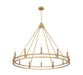 Chandelier Z-Lite 4005-12SBR Signature Brass Dennison 12 Light Chandelier Z-Lite