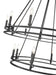 Chandelier Z-Lite 4005-20MB Matte Black Dennison 20 Light Chandelier Z-Lite