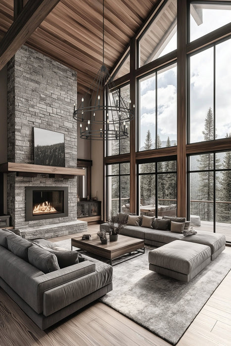 Chandelier Z-Lite 4005-20MB Matte Black Dennison 20 Light Chandelier Z-Lite