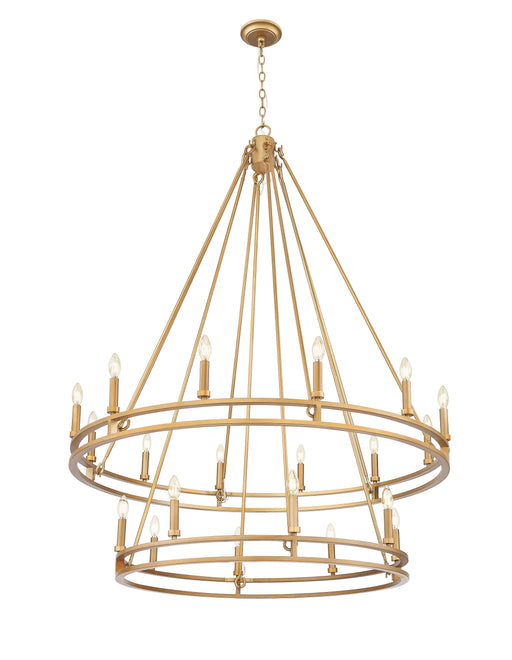 Chandelier Z-Lite 4005-20SBR Signature Brass Dennison 20 Light Chandelier Z-Lite