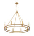 Chandelier Z-Lite 4005-8SBR Signature Brass Dennison 8 Light Chandelier Z-Lite