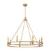Chandelier Z-Lite 4005-8SBR Signature Brass Dennison 8 Light Chandelier Z-Lite