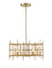 Chandelier Z-Lite 4007-24AGBR Aged Brass Garroway 6 Light Chandelier Z-Lite