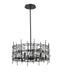 Chandelier Z-Lite 4007-24MB Matte Black Garroway 6 Light Chandelier Z-Lite