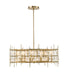 Chandelier Z-Lite 4007-32AGBR Aged Brass Garroway 9 Light Chandelier Z-Lite
