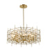 Chandelier Z-Lite 4007-32AGBR Aged Brass Garroway 9 Light Chandelier Z-Lite