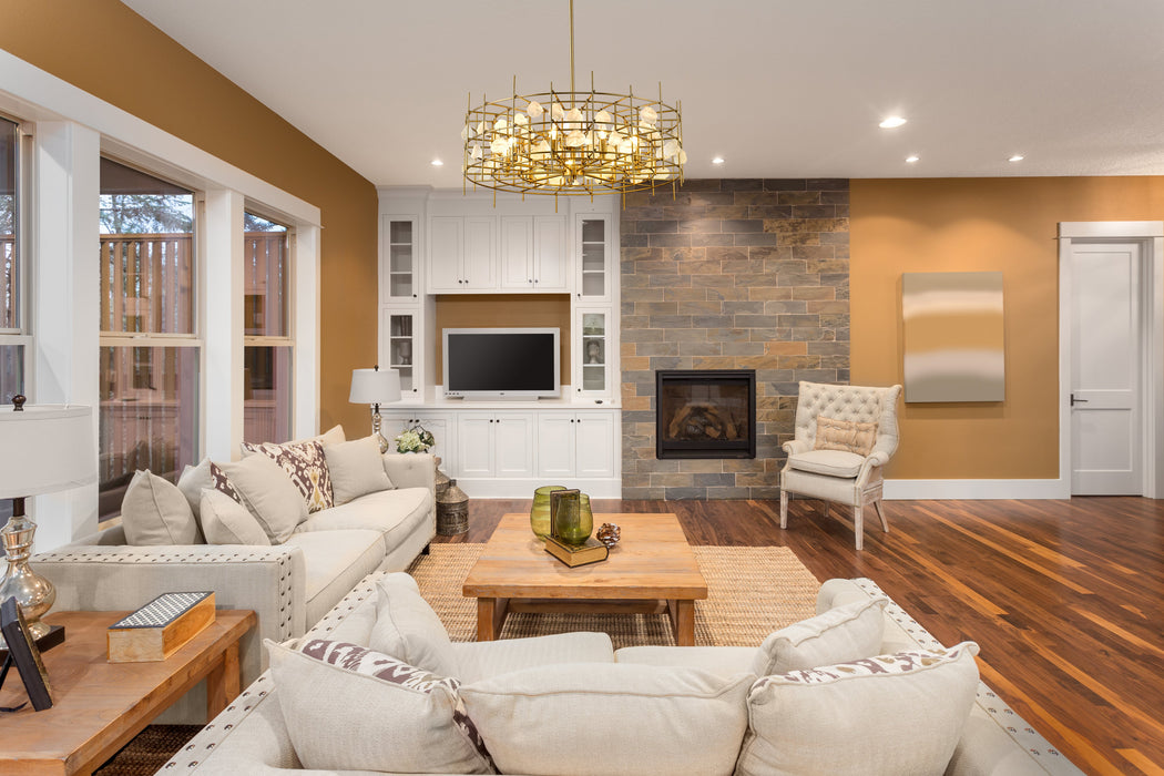 Chandelier Z-Lite 4007-32AGBR Aged Brass Garroway 9 Light Chandelier Z-Lite