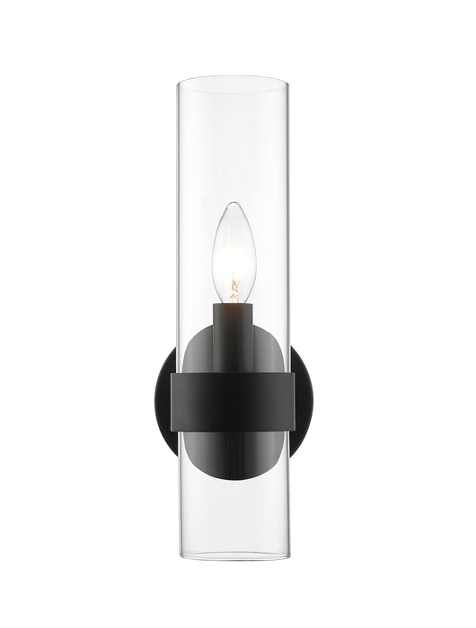 Wall Sconce Z-Lite 4008-1S-MB Matte Black Datus 1 Light Wall Sconce Z-Lite