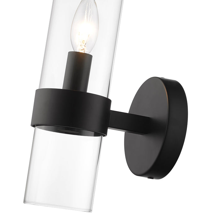 Wall Sconce Z-Lite 4008-1S-MB Matte Black Datus 1 Light Wall Sconce Z-Lite