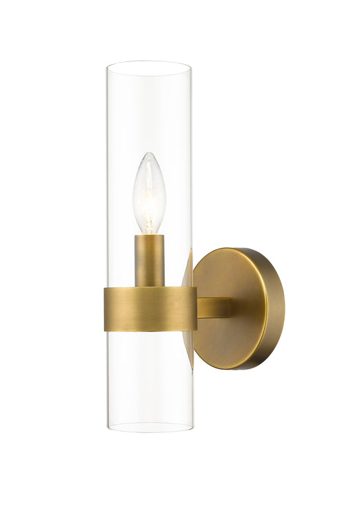 Wall Sconce Z-Lite 4008-1S-RB Rubbed Brass Datus 1 Light Wall Sconce Z-Lite