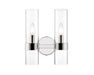 Wall Sconce Z-Lite 4008-2S-PN Polished Nickel Datus 2 Light Wall Sconce Z-Lite