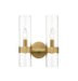 Wall Sconce Z-Lite 4008-2S-RB Rubbed Brass Datus 2 Light Wall Sconce Z-Lite