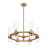 Chandelier Z-Lite 4008-6RB Rubbed Brass Datus 6 Light Chandelier Z-Lite