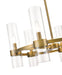 Chandelier Z-Lite 4008-6RB Rubbed Brass Datus 6 Light Chandelier Z-Lite