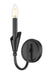 Wall Sconce Z-Lite 4014-1S-MB Matte Black Claudelle 1 Light Wall Sconce Z-Lite