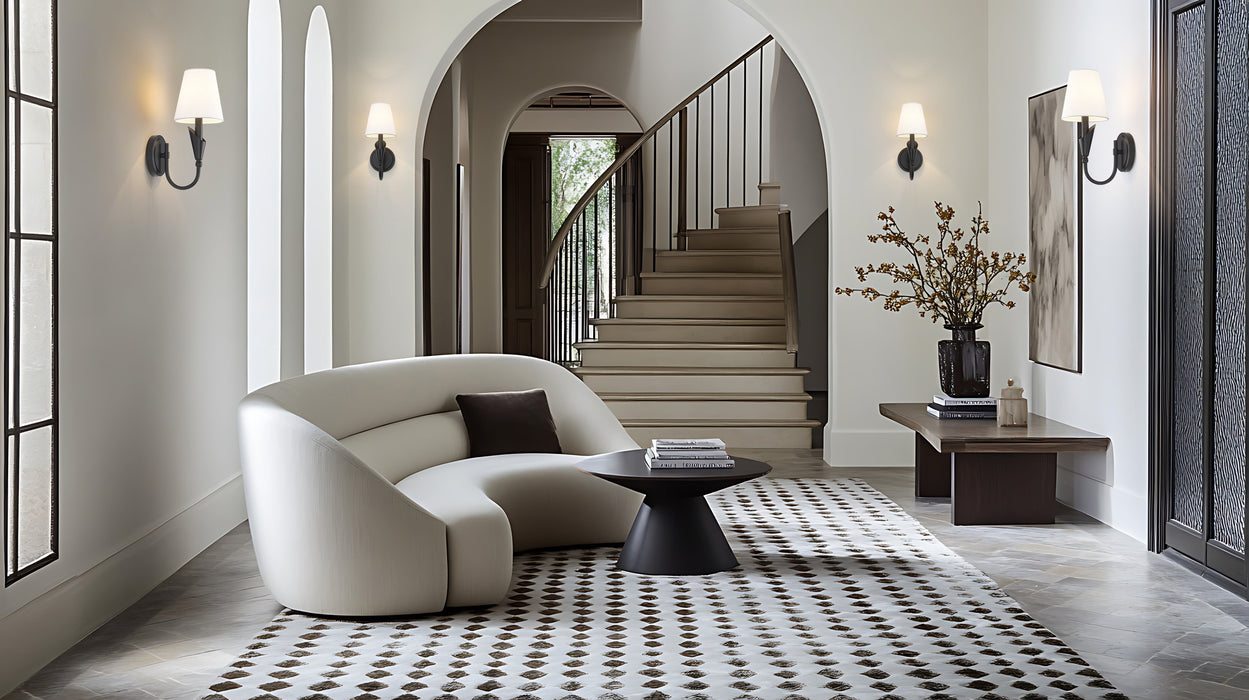 Wall Sconce Z-Lite 4014-1S-MB Matte Black Claudelle 1 Light Wall Sconce Z-Lite