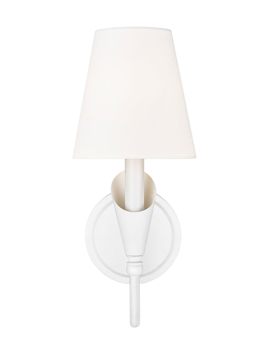 Wall Sconce Z-Lite 4014-1S-TW Tundra White Claudelle 1 Light Wall Sconce Z-Lite