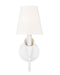 Wall Sconce Z-Lite 4014-1S-TW Tundra White Claudelle 1 Light Wall Sconce Z-Lite