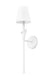 Wall Sconce Z-Lite 4014-1SA-TW Tundra White Claudelle 1 Light Wall Sconce Z-Lite