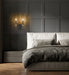 Wall Sconce Z-Lite 4014-2S-MB-MGLD Matte Black + Modern Gold Claudelle 2 Light Wall Sconce Z-Lite