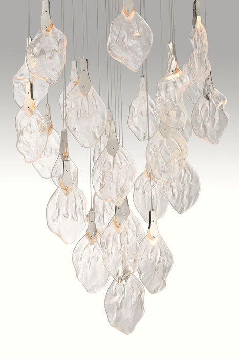 Eurofase 49920-017 Jateo 40" Polished Nickel LED Chandelier