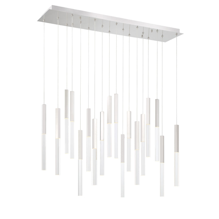 Eurofase 46771-032 Benicio 42" Polished Nickel LED Chandelier