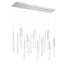 Eurofase 46771-032 Benicio 42" Polished Nickel LED Chandelier