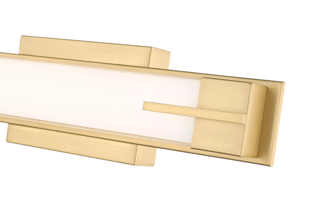 Vanity Z-Lite 4100-18W-MGLD-LED Modern Gold Chase 1 Light Vanity Z-Lite