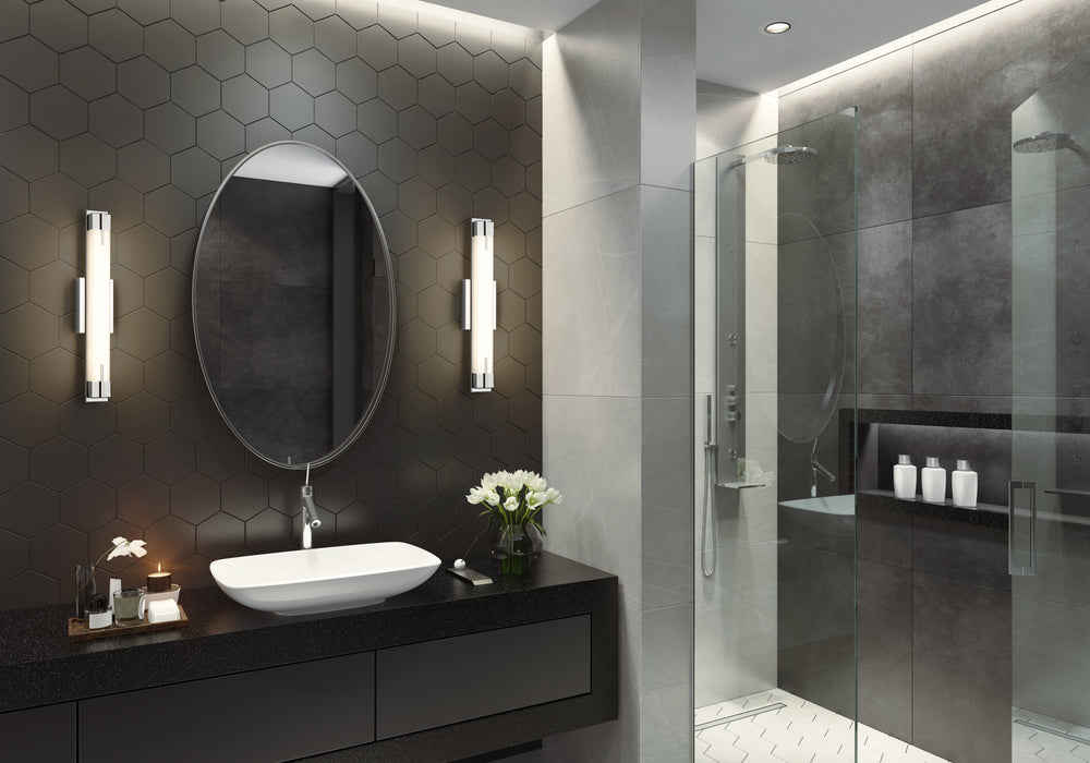 Vanity Z-Lite 4100-23W-CH-LED Chrome Chase 1 Light Vanity Z-Lite