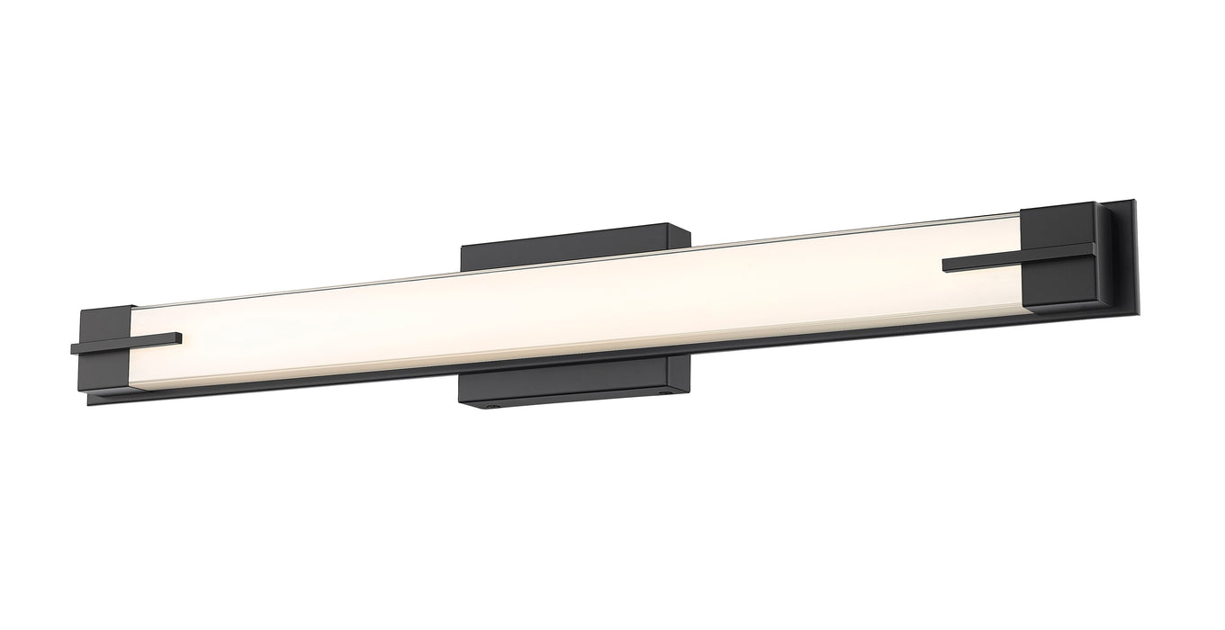 Vanity Z-Lite 4100-33W-MB-LED Matte Black Chase 1 Light Vanity Z-Lite