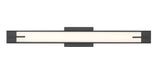 Vanity Z-Lite 4100-33W-MB-LED Matte Black Chase 1 Light Vanity Z-Lite