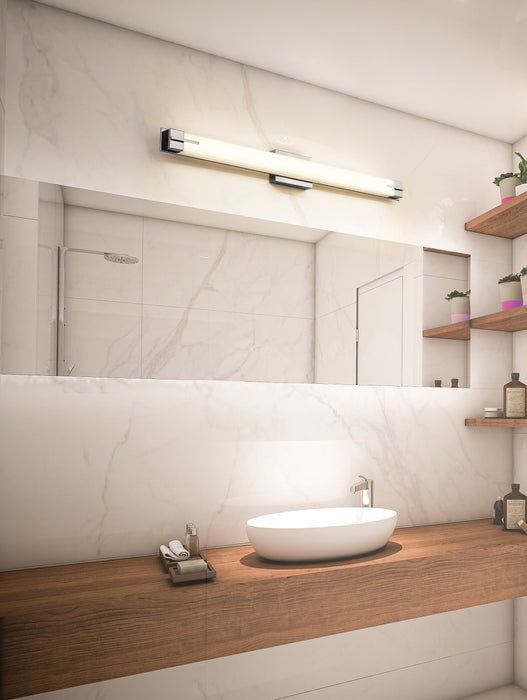 Vanity Z-Lite 4100-43W-CH-LED Chrome Chase 1 Light Vanity Z-Lite