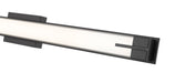 Vanity Z-Lite 4100-43W-MB-LED Matte Black Chase 1 Light Vanity Z-Lite