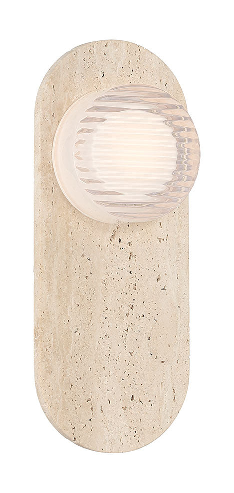 Eurofase 50272-013 Sternn 15" Travertine LED Outdoor Wall Light