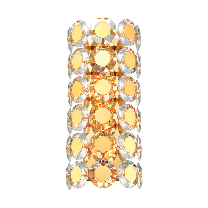 Eurofase 44283-023 Perrene 19" Gold Wall Sconce