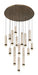 Eurofase 50131-020 Cambre 32" Antique Brass LED Chandelier