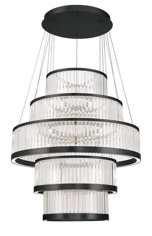 Eurofase 49350-029 Empra 47" Matte Black LED Chandelier