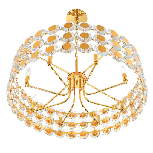 Eurofase 44286-025 Perrene 32" Gold Chandelier