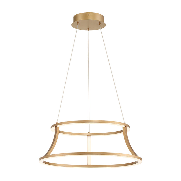 Eurofase 43885-022 Cadoux 20" Matte Gold LED Chandelier
