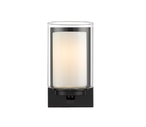 Wall Sconce Z-Lite 426-1S-MB Matte Black Willow 1 Light Wall Sconce Z-Lite