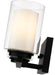 Vanity Z-Lite 426-2V-MB Matte Black Willow 2 Light Vanity Z-Lite